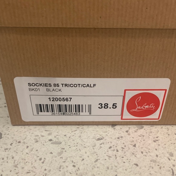 Christian Louboutin Sockies 85 leather ankle boots - Picture 10 of 10